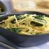 Spaghete delicioase cu usturoi si limette