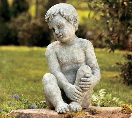 statuie de gradina (copil)