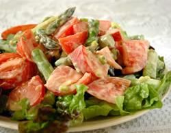 salata de asparagus si rosii