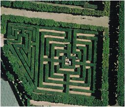 labirintul din gradinile Villandry