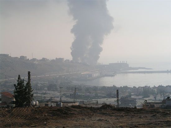 Bombardament israelian la Jieh