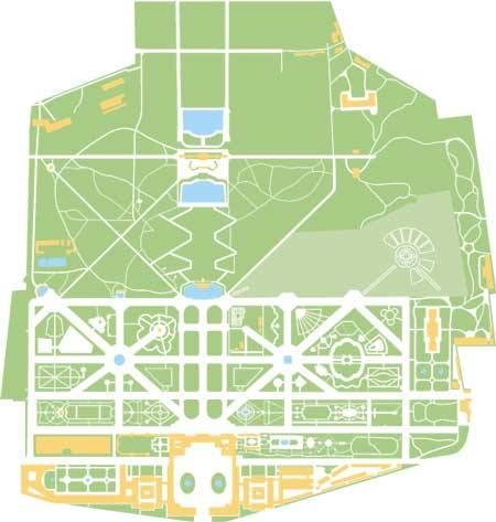 palatul si gradinile Schoenbrunn - plan