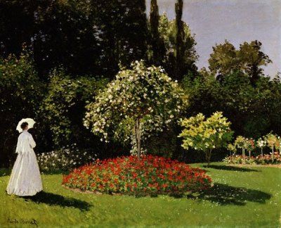 Claude Monet - Tanara in gradina