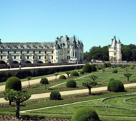 Gradinile de la Castelul de Chenonceau