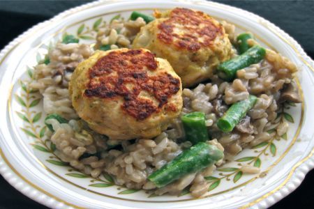 Retete delicioase. Chiftelute cu ciuperci si verdeata