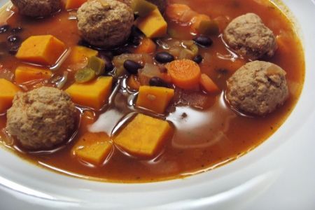 Ciorba de perisoare din soia