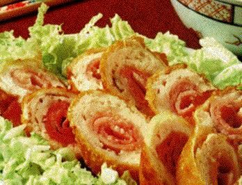 Rulada cu sunca
