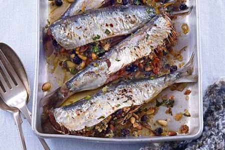 Retete gustoase cu peste. Sardine siciliene