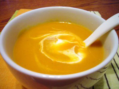 Supa crema cu ghimbir 
