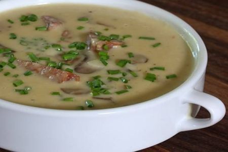 Supa crema de ciuperci