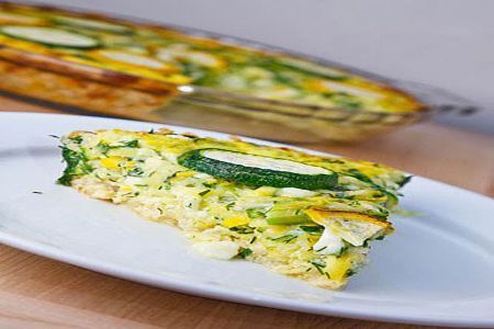 Tarta de dovlecei cu mazare