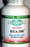 ACID HIALURONIC HYA-300 (100% natural extras din creastă de cocoş) 90 capsule.