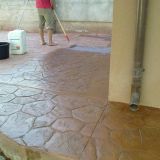 pavaje,curte,beton amprentat,rampe,sape