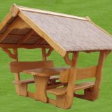 Pavilion rustic de gradina