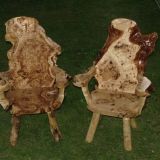 Scaun rustic de gradina